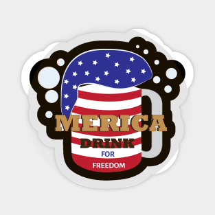 Merica Sticker